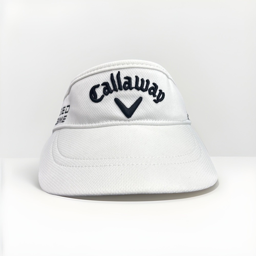 Callaway Odyssey Rogue‎ Tour Authentic Golf Hat Visor White Black High Profile